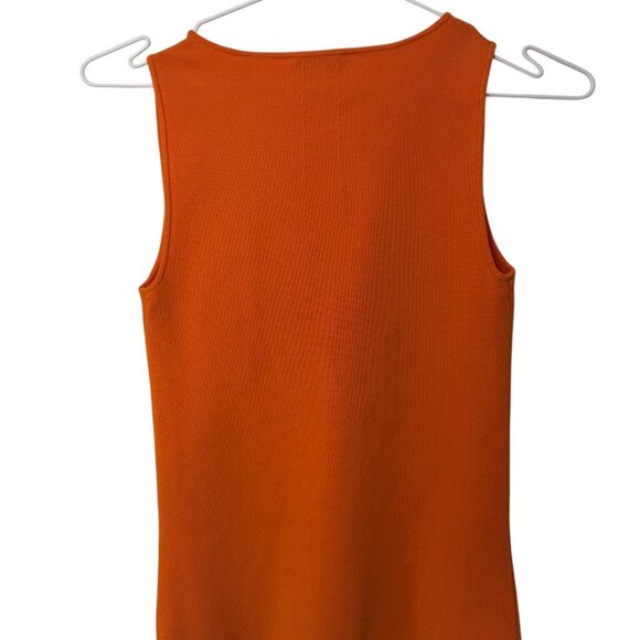 Ted Baker orange sarhaa knitted sweater vest size US 4 - Picture 7 of 10